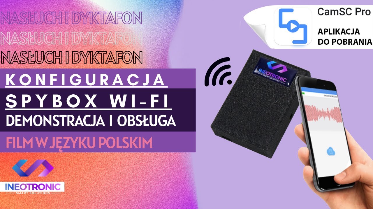 ASTRA SPYBOX G1 WI-FI - PREZENTACJA I KONFIGURACJA URZĄDZENIA Z APLIKACJĄ, OBSŁUGA ZAPISU - GOSPY.PL