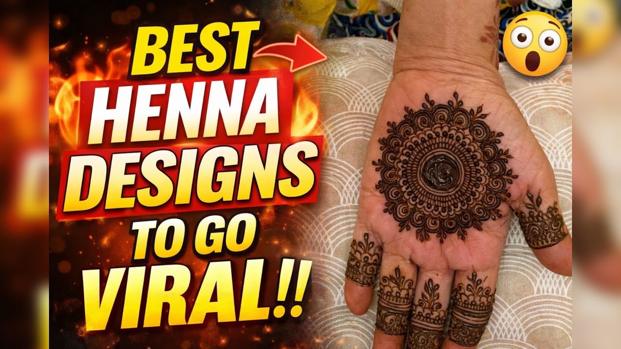 Most Beautiful Arabic Mehendi Design 😍 | Simple & Viral 