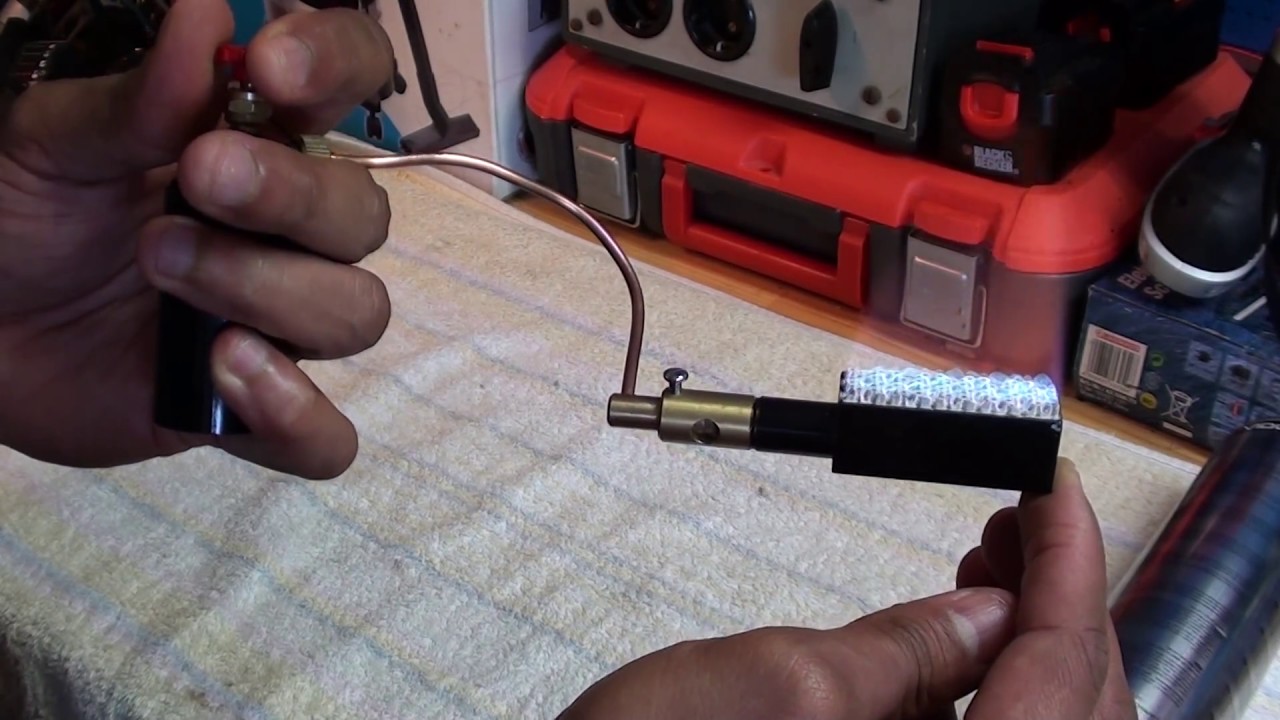 BIX gas burner for steam engines.