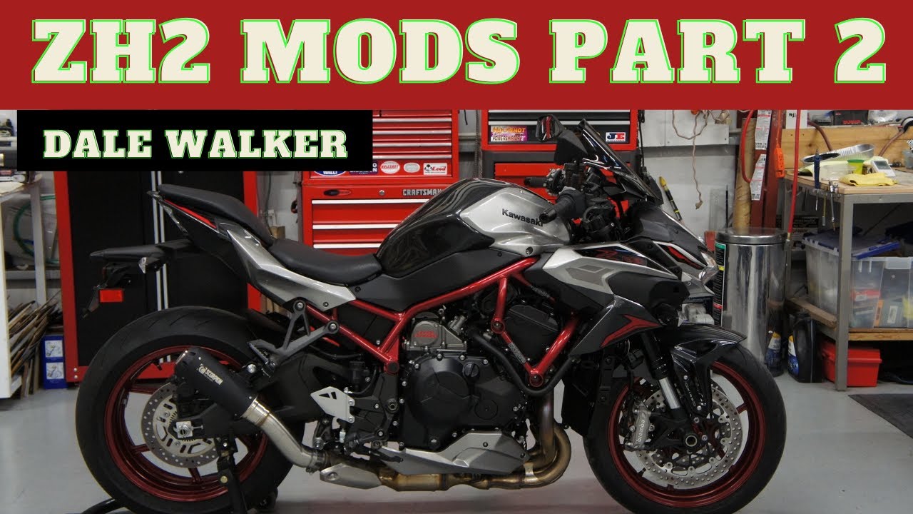 Kawasaki ZH2 Mods Part 2  Dale Walker Holeshot