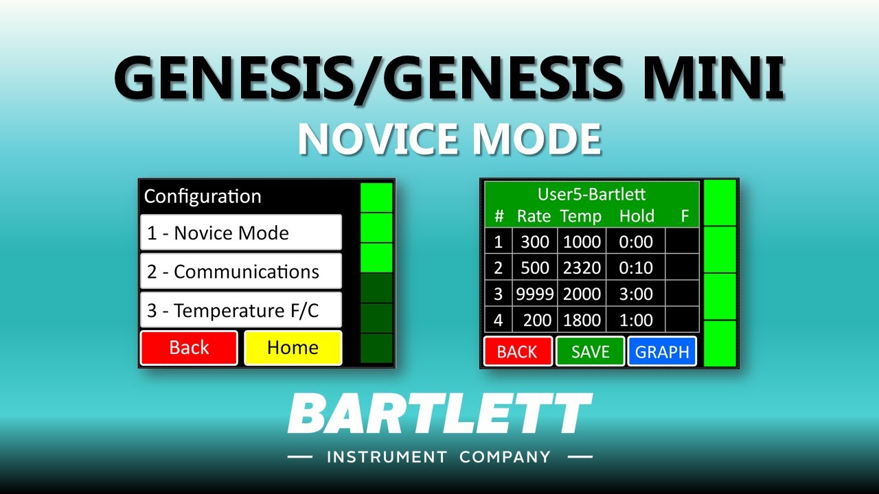 Bartlett Genesis/Genesis Mini | Novice Mode