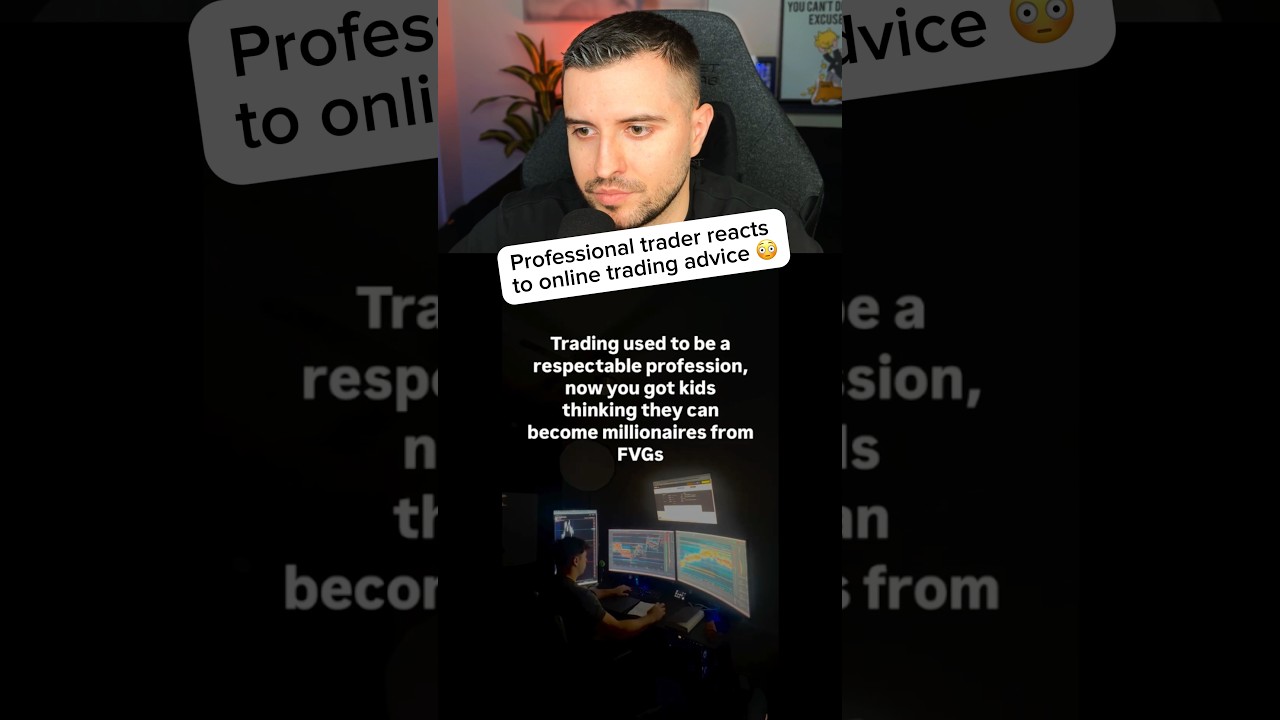 Trader reacts to online trading advice 😳 