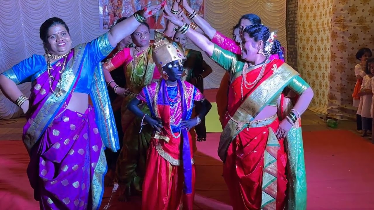 महाराष्ट्राची लोकधारा - मराठी सण आणि परंपरांचं एक अचूक सादरीकरण  -विष्णुभवन सोसायटी महिला मंडळ 