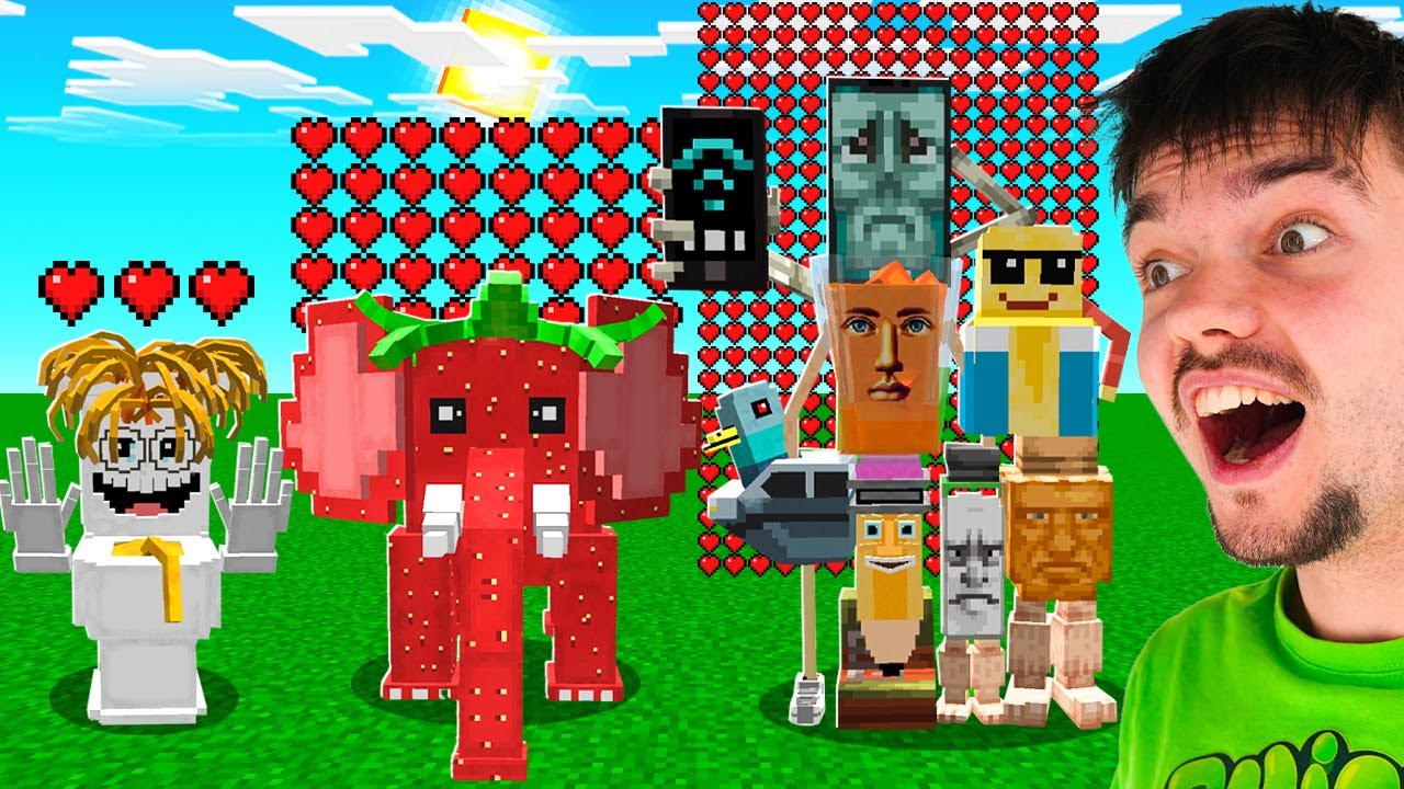 KTÓRY *NOWY* BRAINROT MA NAJWIĘCEJ ZDROWIA ❤️ w Minecraft?
