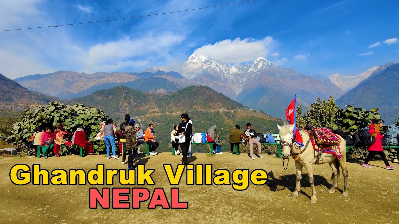 The Most Extremely Beautiful Village in Nepal - Ghandruk Village 4K HDR