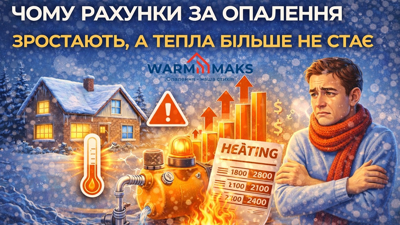 Чому рахунки за опалення зростають, а тепла більше не стає? 🔥💸