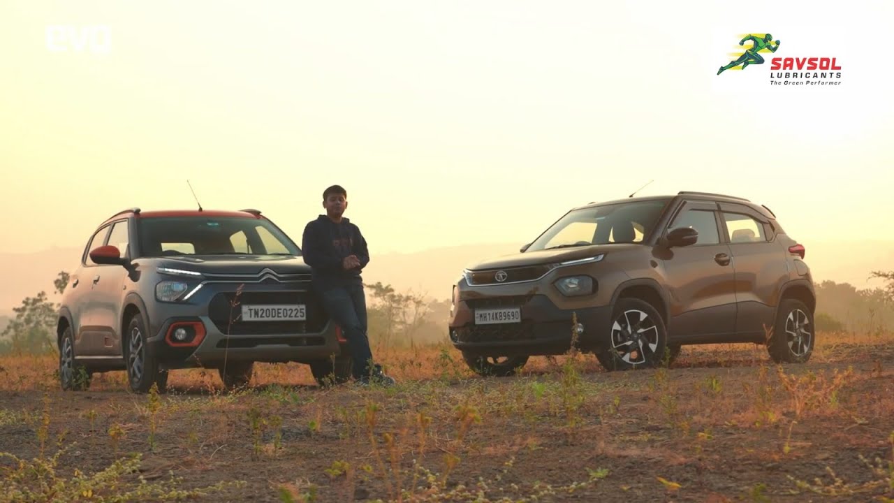 2022 Citroen C3 vs Tata Punch | micro SUV comparison review | evo India | Powered by Savsol