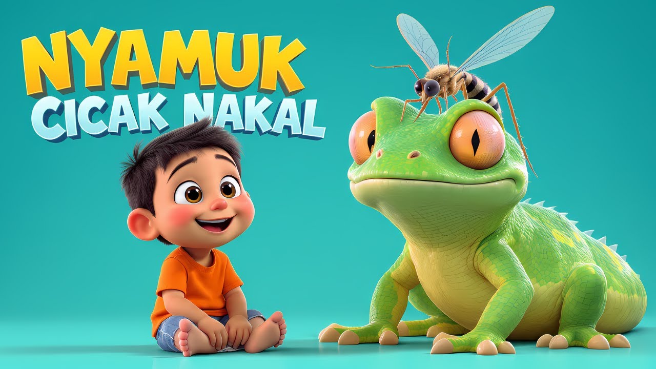 Cicak Cicak di Dinding - Si Nyamuk Nakal & Lagu Anak Indonesia Terpopuler - Balita TK PAUD