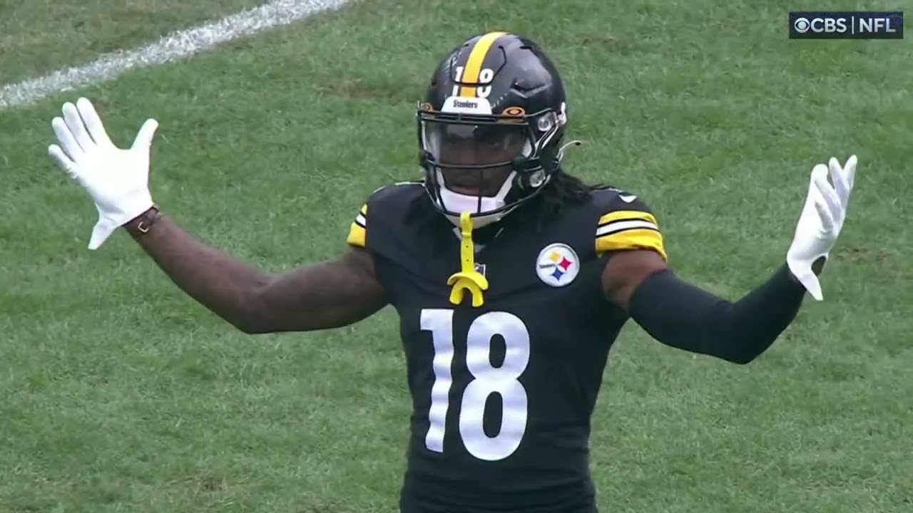 Diontae Johnson NEARLY makes insane toe drag TD