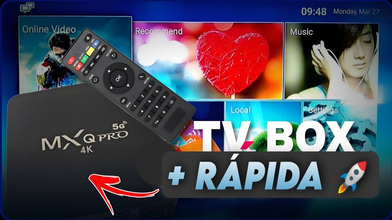 ⚡Como Otimizar a TV BOX MXQ PRO 4K Deixa muito + R&aacute;pida EVITAR TRAVAMENTO 📺