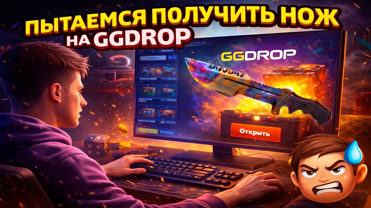 ПУТЬ К НОЖУ НА GGDROP| ПЫТАЕМСЯ ВЫБИТЬ НОЖ НА ПРОЕКТЕ ГГДРОП| КРАСИВЫЙ КАЛАШ И НОЖ