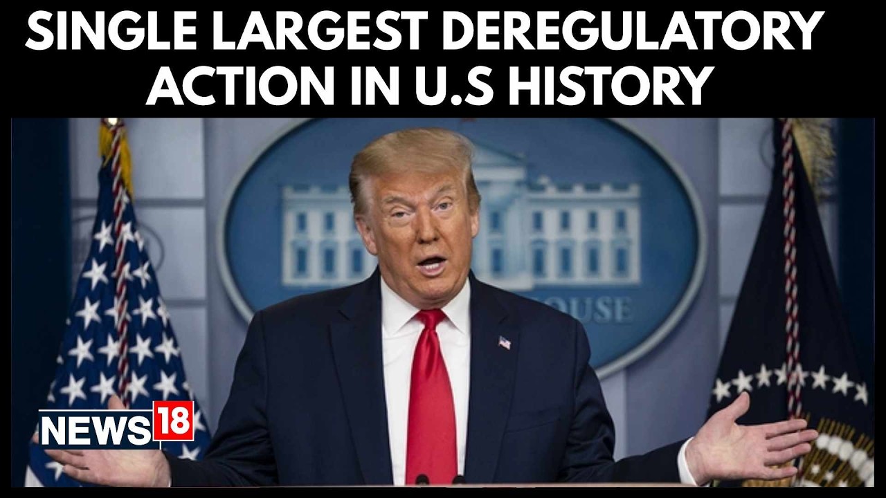 Trump Announces ‘Largest Deregulation’ In US History | $1.3 Trillion Climate Rules Eliminated | N18G