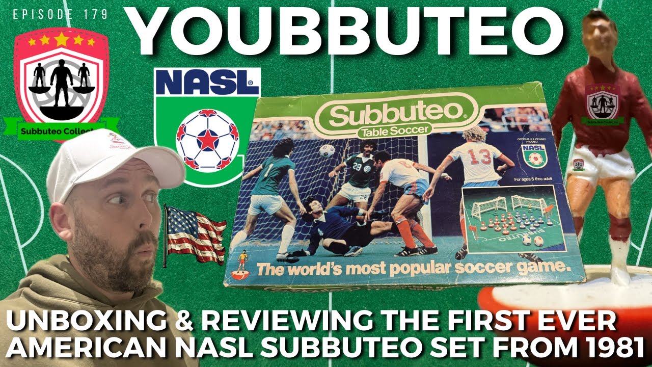Распаковка и обзор первого американского набора NASL Subbuteo на Youbbuteo