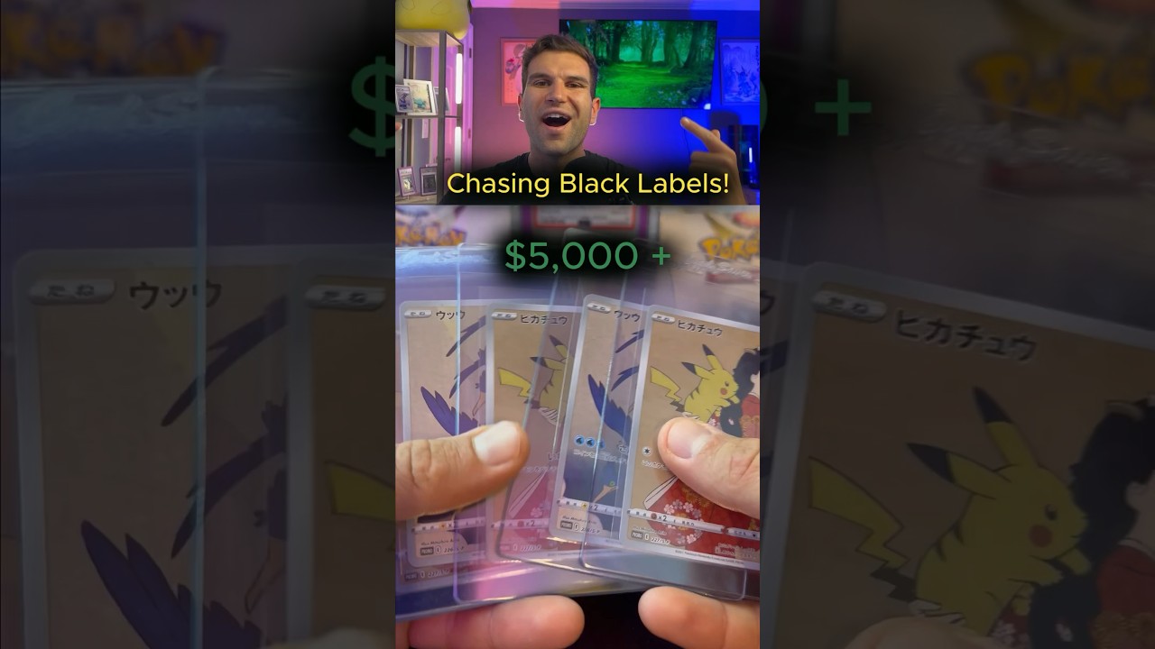 Chasing BGS Black Label! #pokemon #pokemontcg #pokemoncards #wotcpokemon #anime