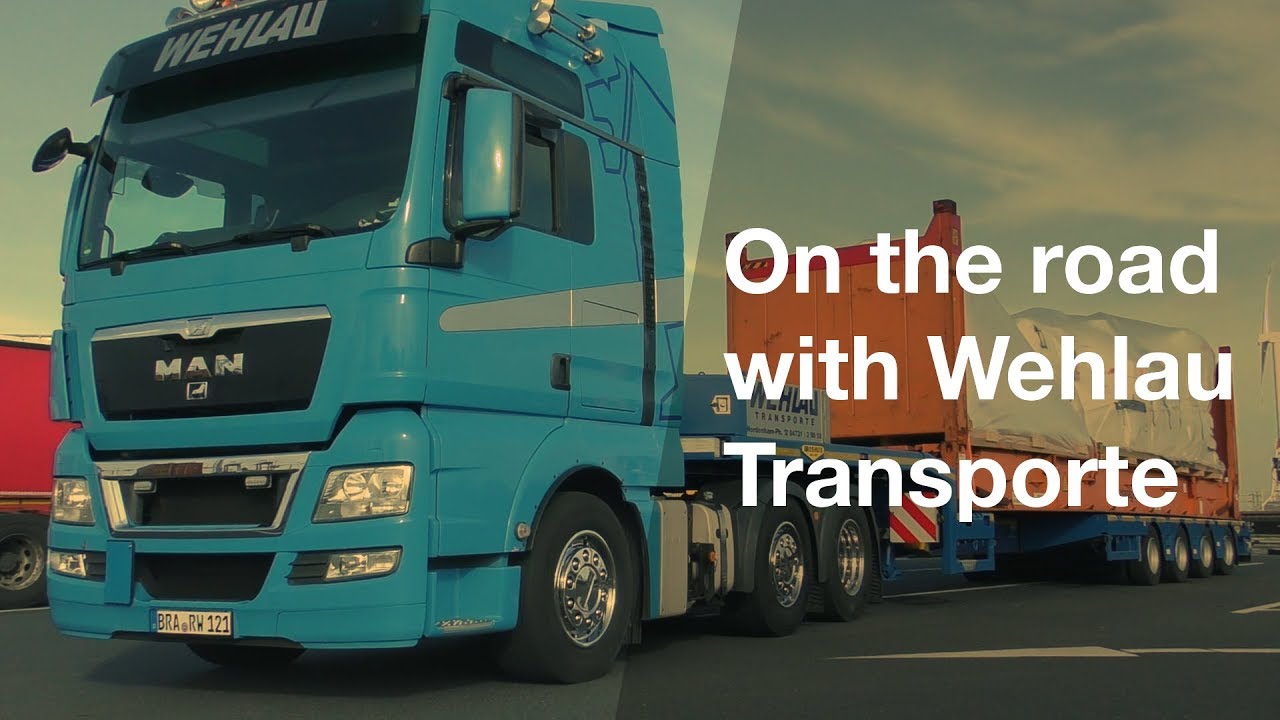 Broshuis on the road with Wehlau Transporte