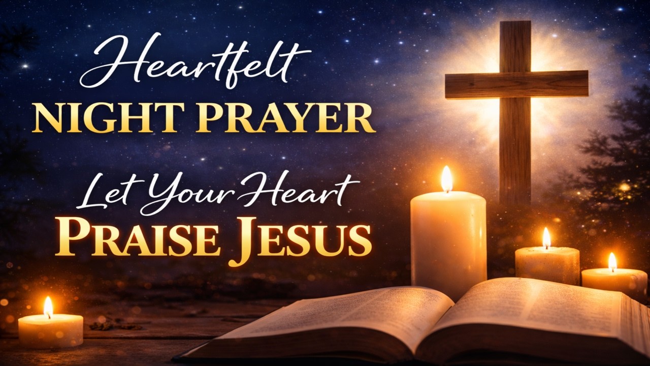 Heartfelt Night Prayer When You Can't Find Words | Let Your Heart Praise Jesus