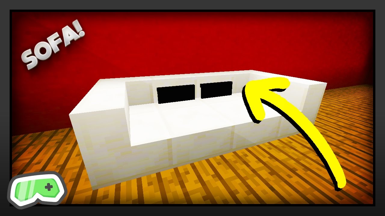 Minecraft — Как сделать диван