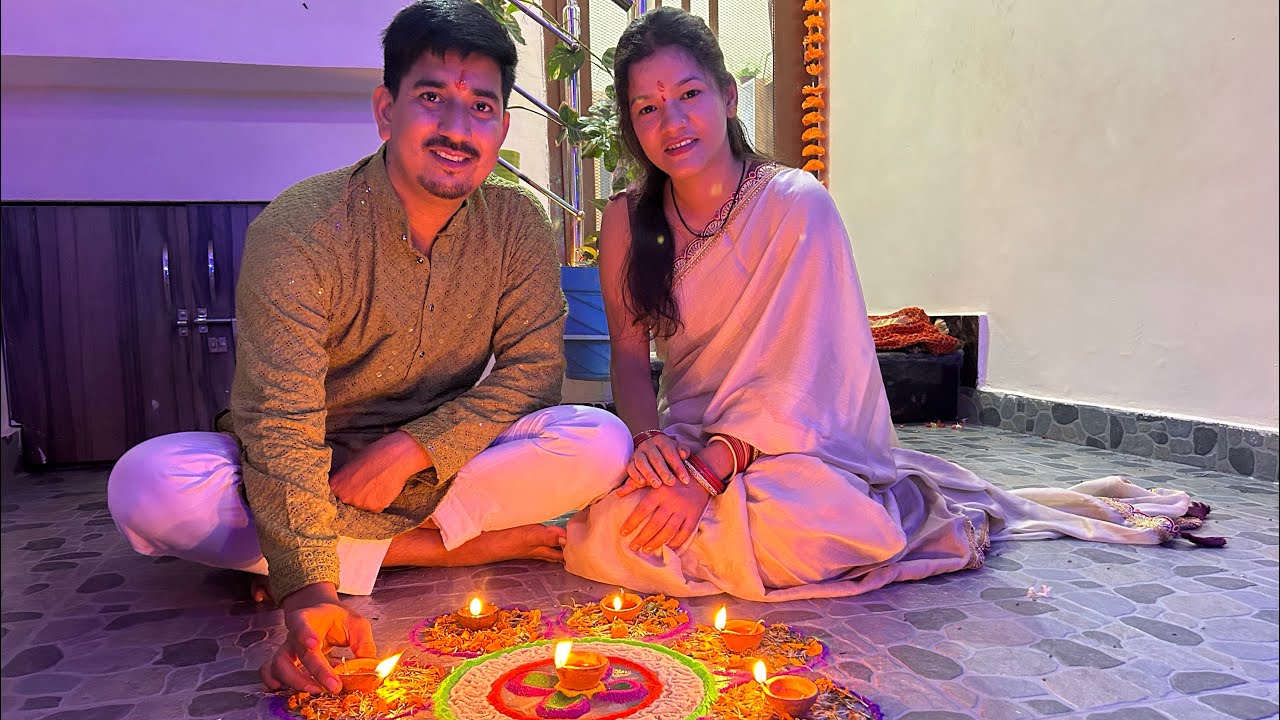 इस बार की दिवाली एक नए अन्दाज़ में ❤️ राधा ने सुनाया सुंदर भजन 🙏happy Diwali 🪔 2025