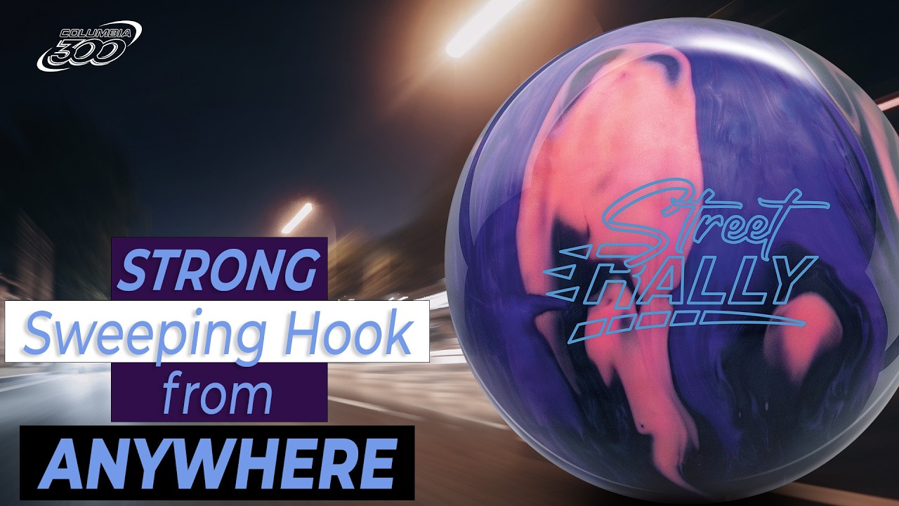 Columbia 300 Street Rally bowling ball by Bill Gross