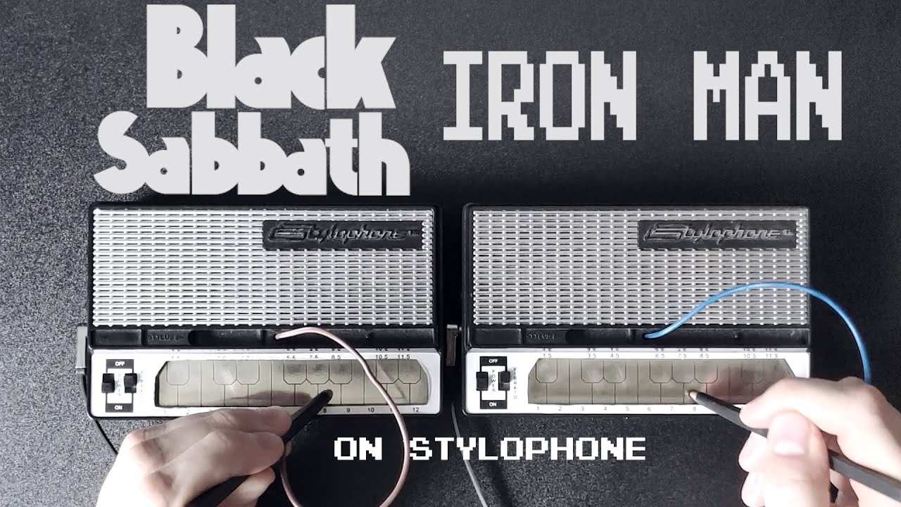Black Sabbath - Iron Man (Stylophone cover w/ solos)