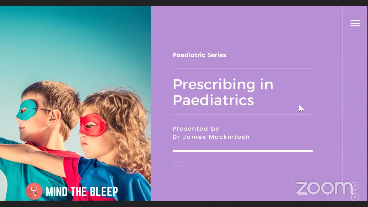 Paediatric Series: Paediatric Prescribing