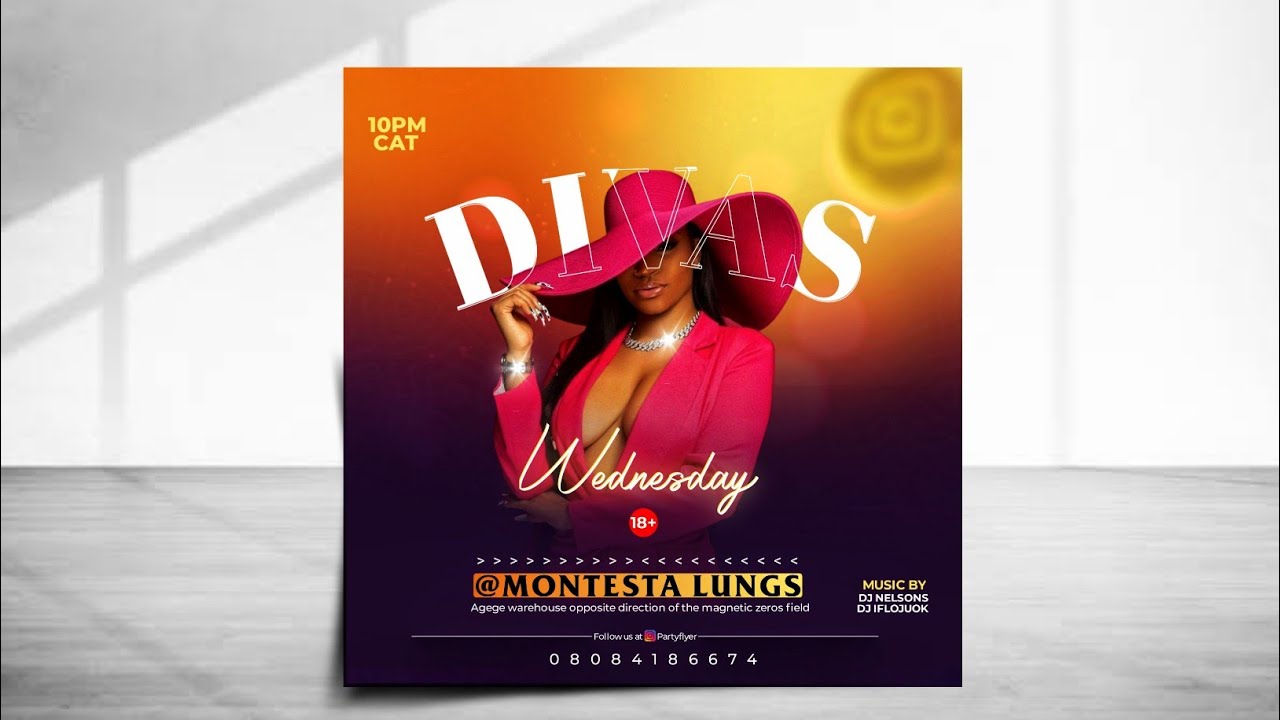 How To Design A Club Party Flyer or Poster || Pixellab Tutorial