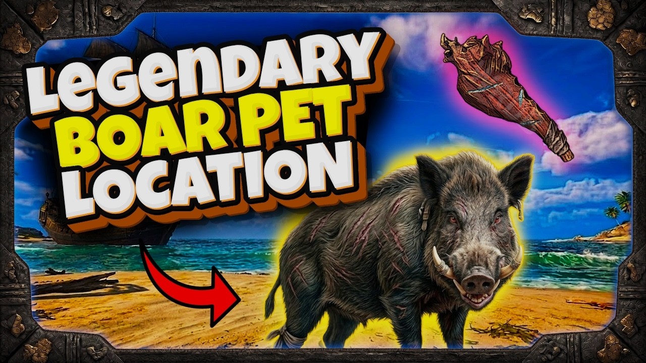 Fastest And Easiest way to Unlock BOAR Pet In Windrose!