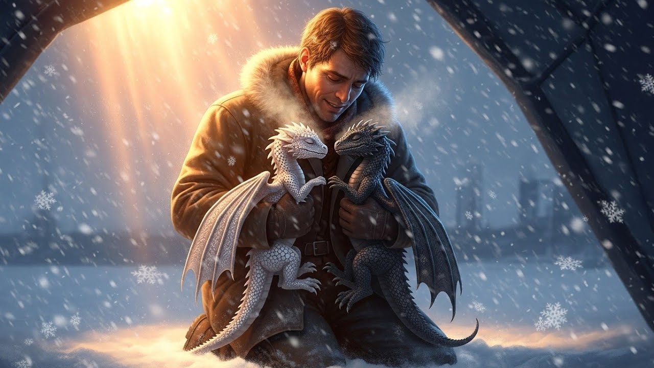 The Twin Dragons Brothers Had Been Forgotten—A Human Found Them Before the Snow Could Finish It |HFY