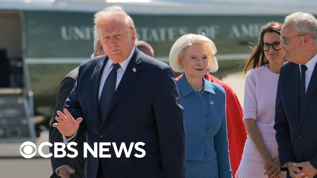 Trump lands in Switzerland for G7 Summit as world awaits details on Iran deal