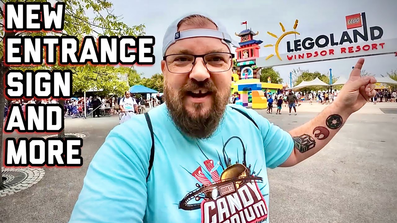 LEGOLAND Windsor Resort | NEW Entrance Sign & More 