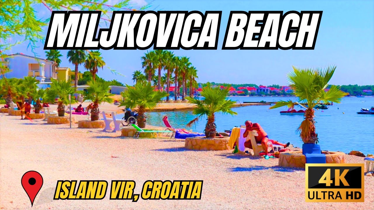 MILJKOVICA BEACH - ISLAND VIR, CROATIA 4K