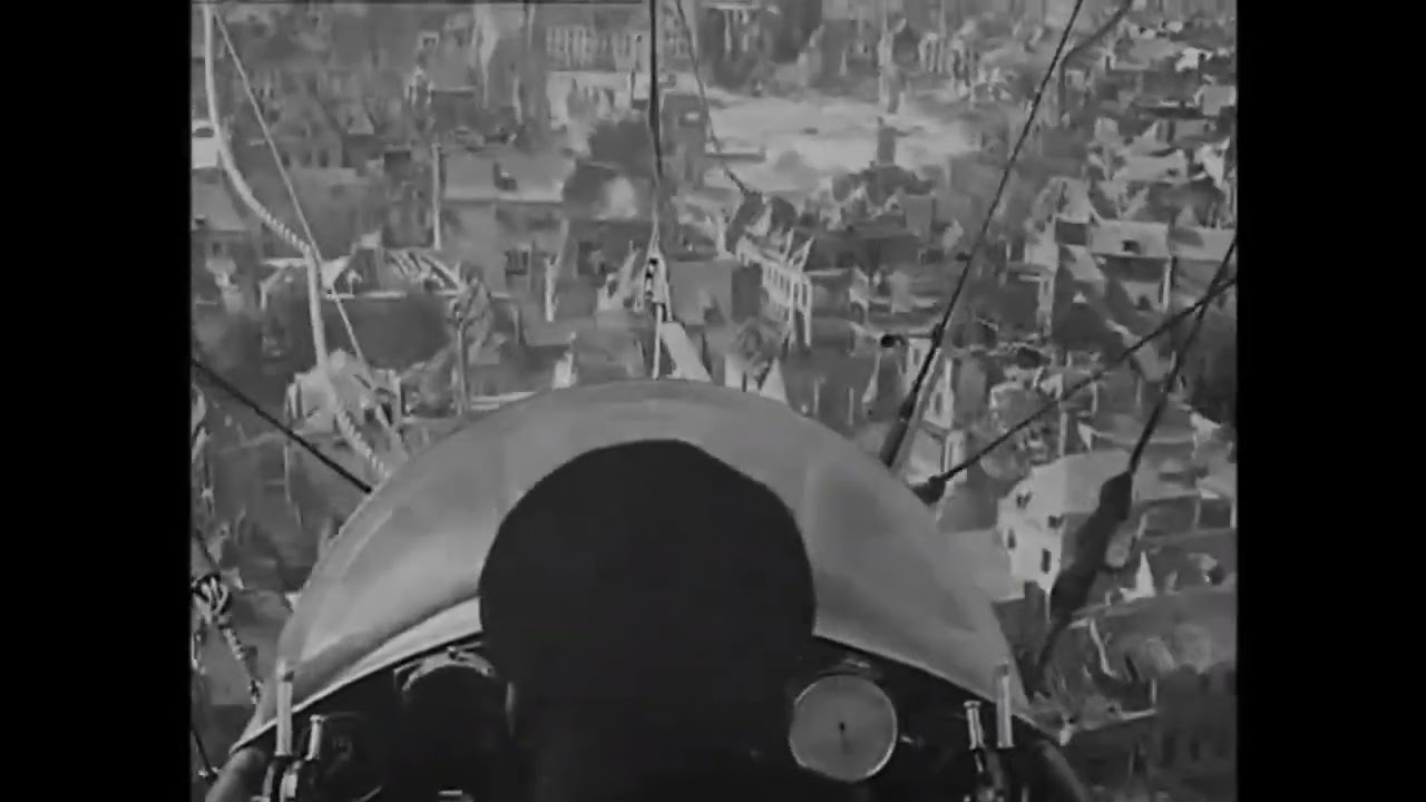 🎬 En dirigeable sur les champs de bataille d'Arras (1919)