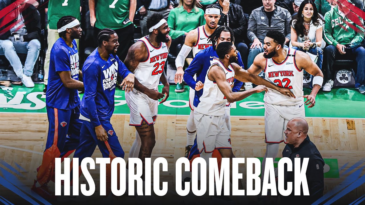 Knicks Pull Off HISTORIC 20-PT Comeback vs Celtics in Game 2!