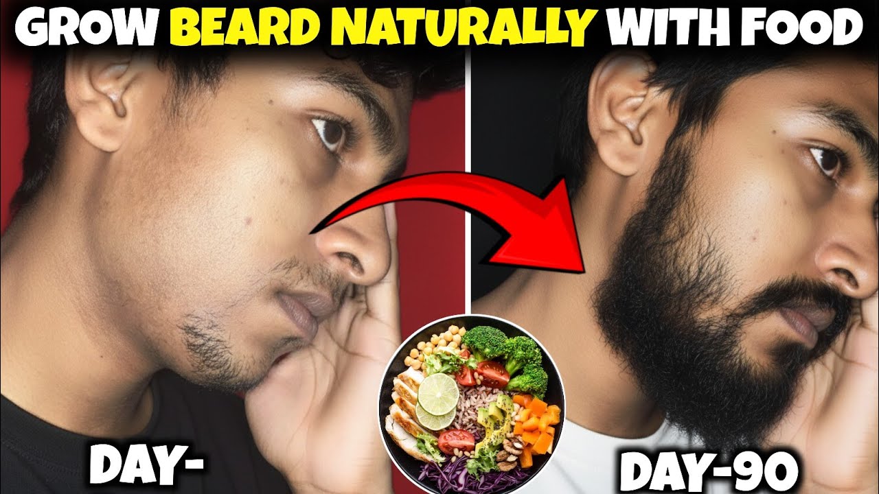 Beard Growth Diet Plan | Natural Beard Boosting Foods | How to grow beard faster naturally |