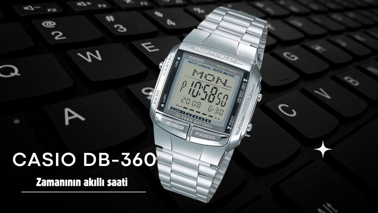 Geçmişten Günümüze Casio Databank DB-360-1ADF