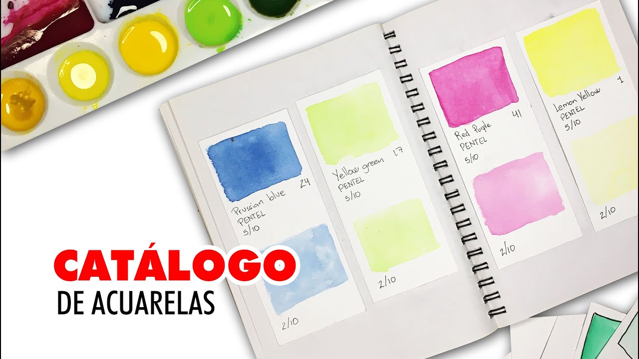 Crea tu catálogo de acuarelas
