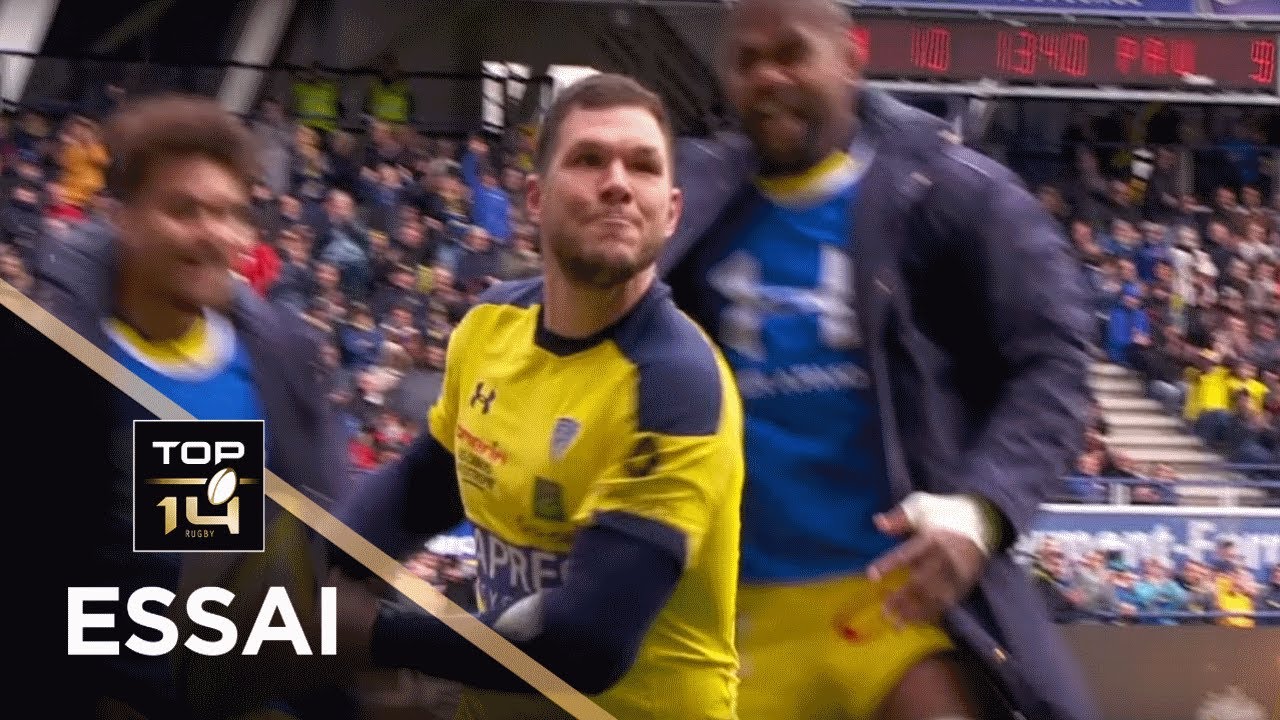 TOP 14 - Essai R&eacute;my GROSSO (ASM) - Clermont - Pau - J19 - Saison 2018/2019