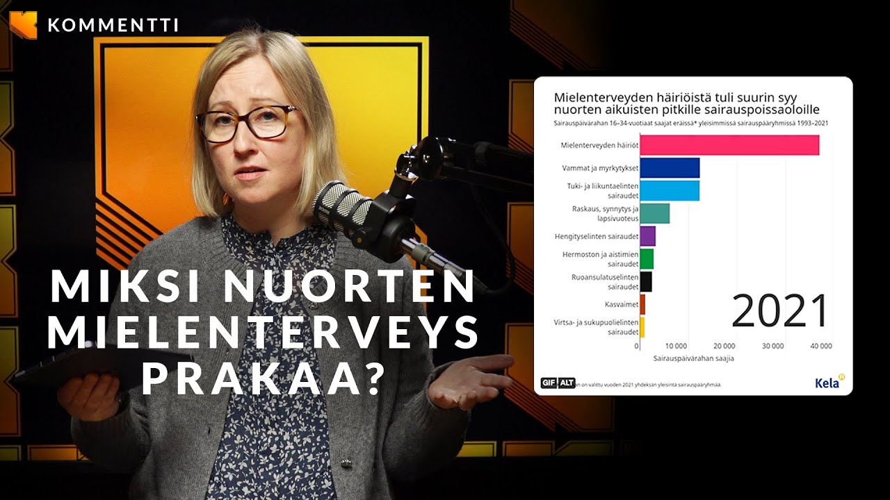 Miksi nuorten mielenterveys prakaa? // Kommentti