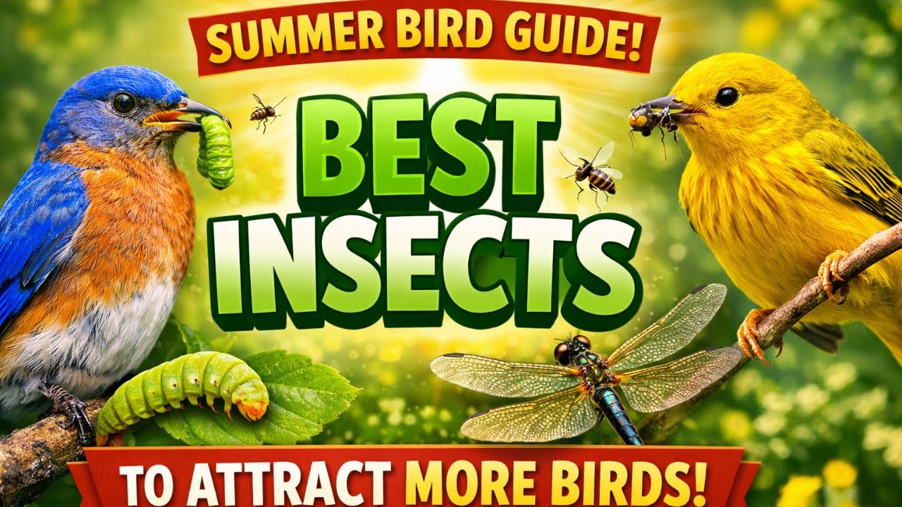 What Insects Attract Birds in Summer
