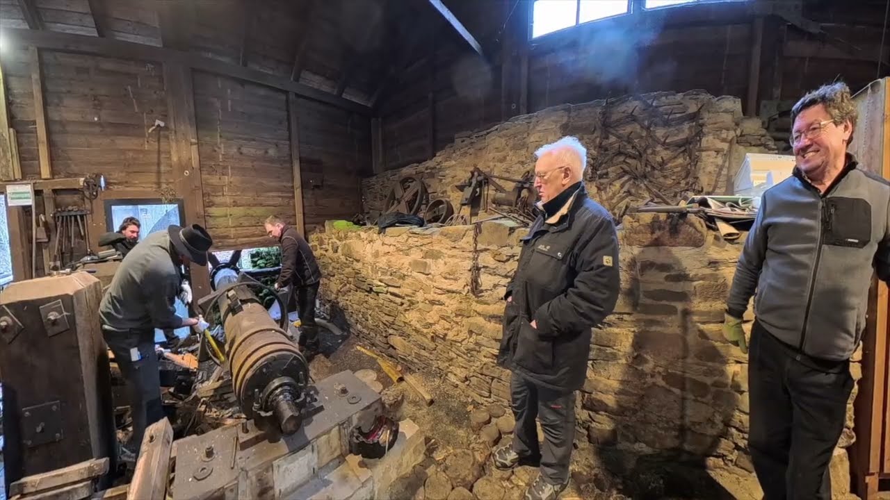 Züscher Hammer, Abbau Mühlrad 29.01.2026