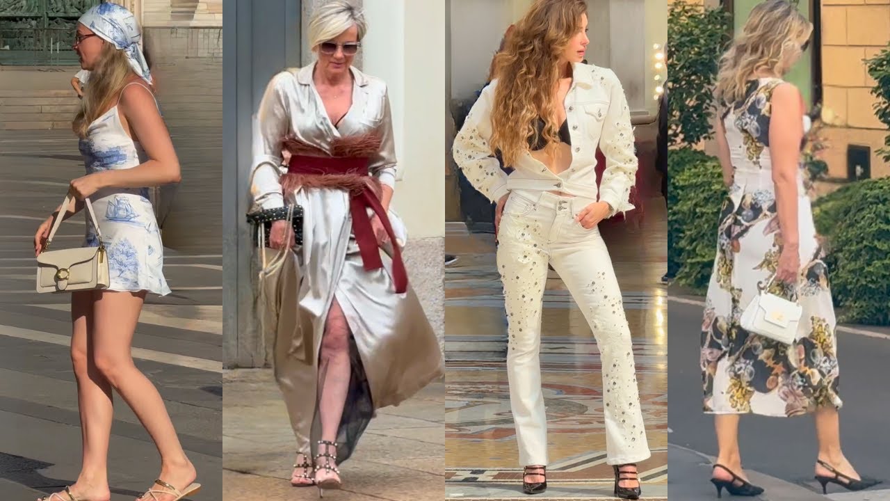 Italian Elegance in the Heat ☀️ | Milan’s Chic Summer Street Fashion 2025 🇮🇹