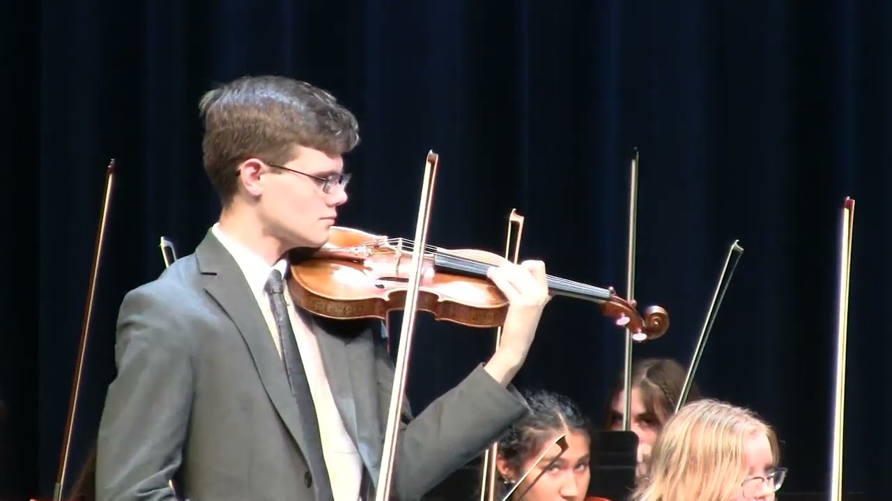 David Larsen  Czarda   With Lake Belton HS Orchestra