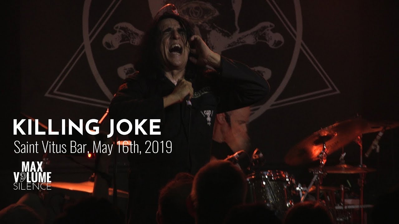 KILLING JOKE live at Saint Vitus Bar, May 16th, 2019