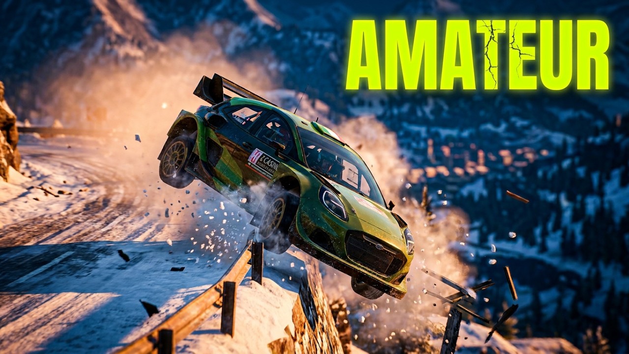 rallye Monte Carlo 2024 extrême 👍❤️👉#easportswrc  #automobile #racing #simracing #gaming