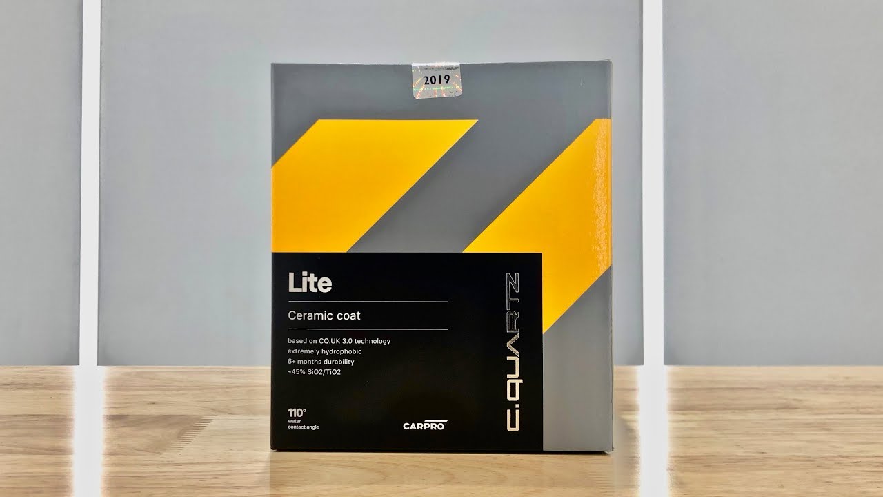 NEW! CarPro CQuartz Lite Ceramic Coating - Demonstration, Application & Review