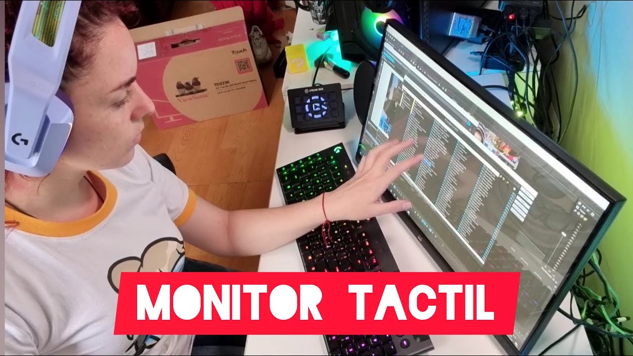 🖖🏻Monitor Tactil TD2230 - Perfecto para Multitareas, Streaming o Dise&ntilde;o 💕