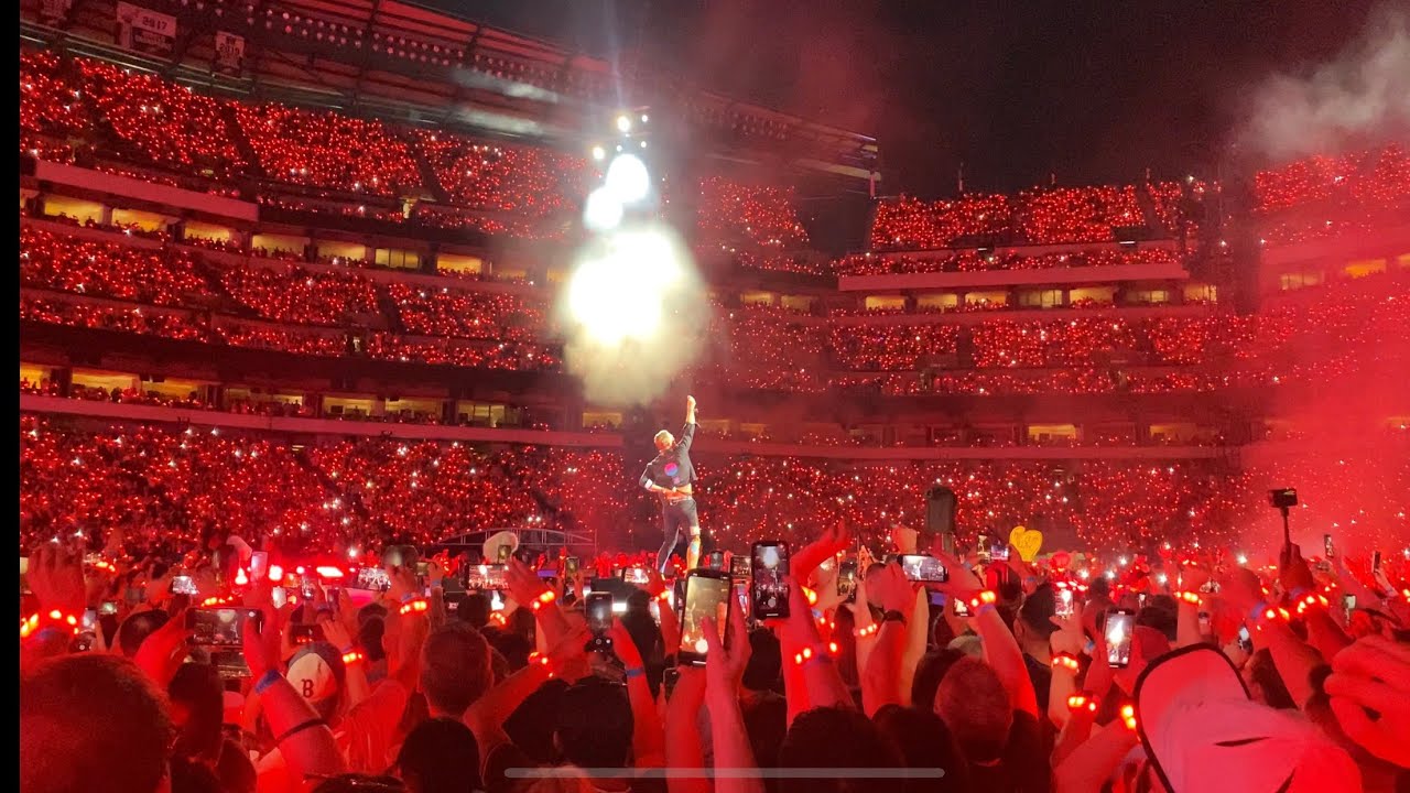 Coldplay Higher Power live at the Lincoln Financial Field Philadelphia 8th June 2022