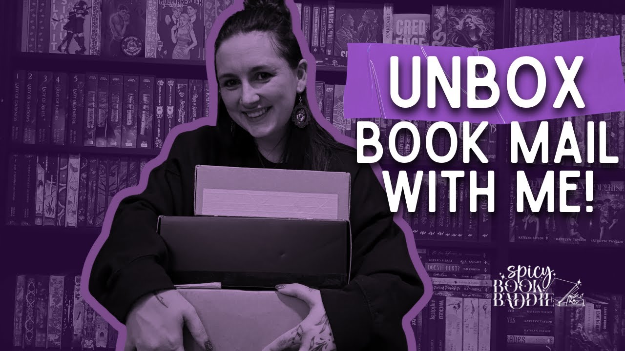 Unbox Book Mail with Me💜✌🏼