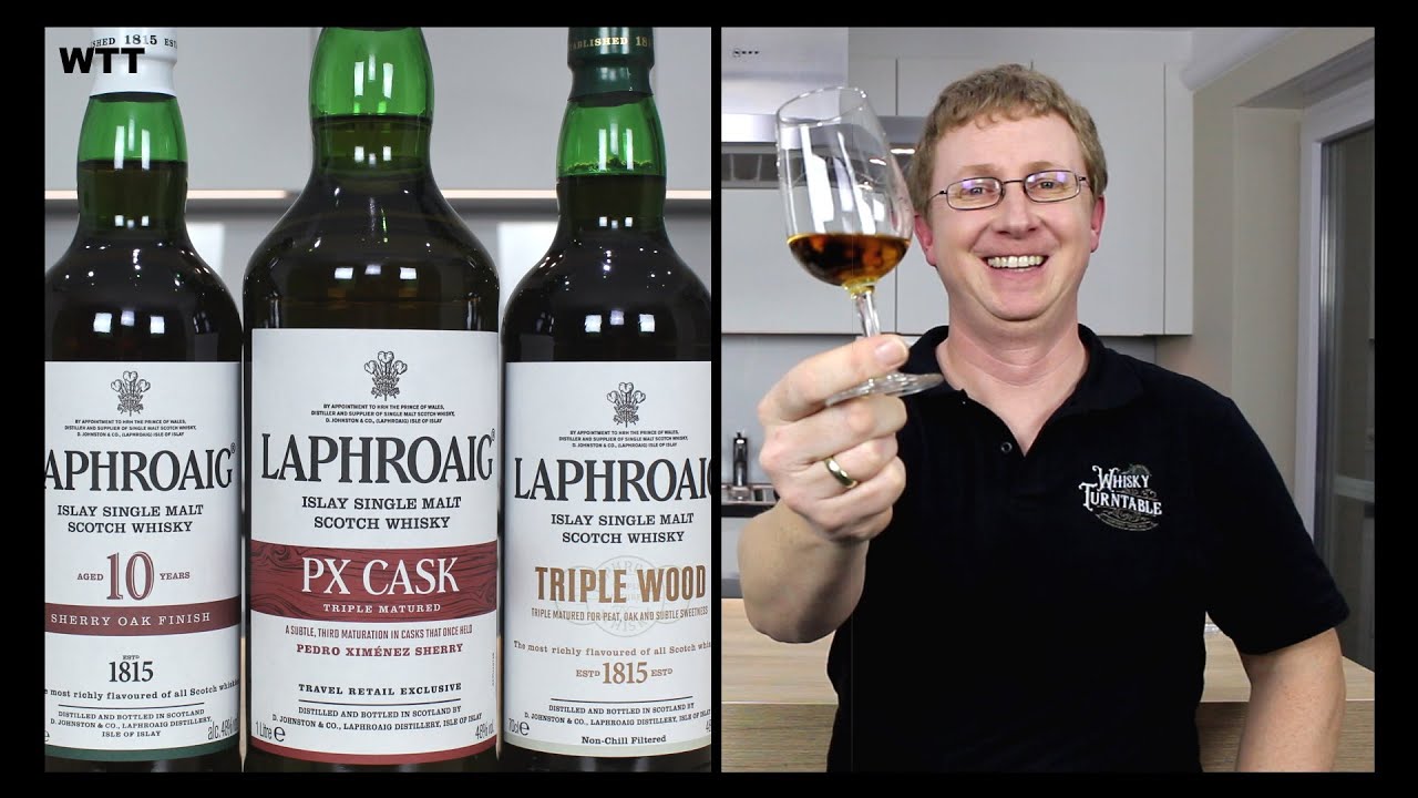 Laphroaig 10 Jahre Sherry Finish vs. Triple Wood vs. PX Cask 48 % Vol.