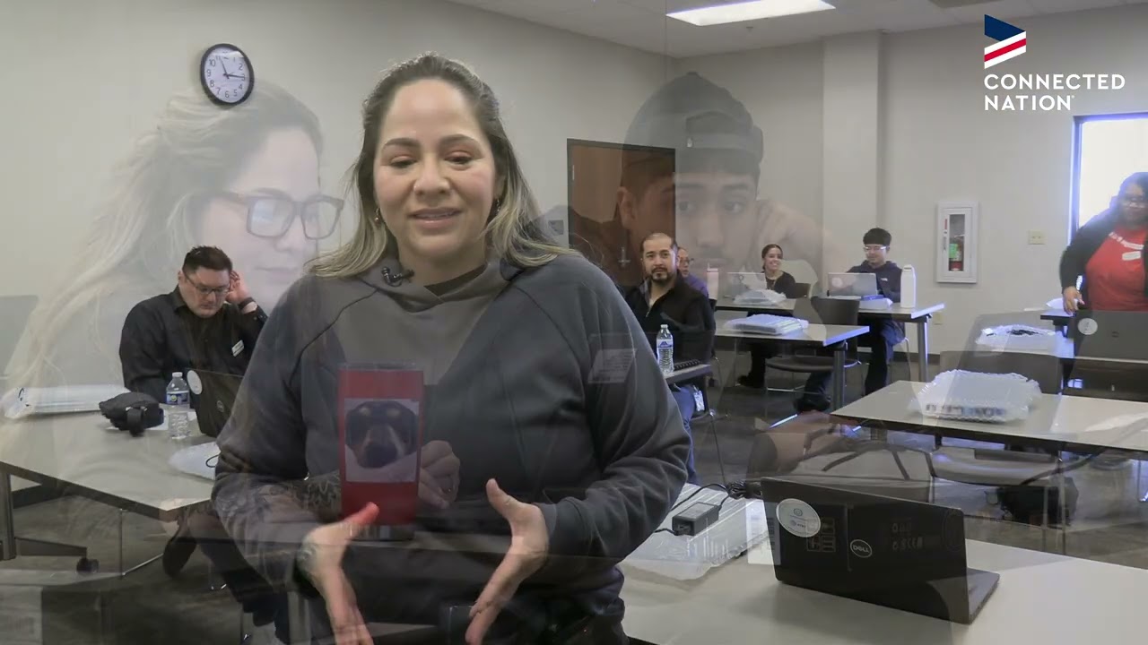 Restaurant owner excited about digital skills training and learning new technology